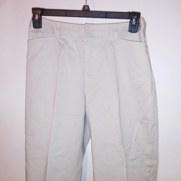 Crazy Horse Pants Size 10 Beige‎ Solid Stretch - Picture 3 of 13